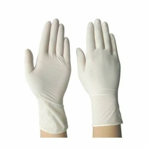 Latex disposable surgical gloves
