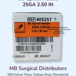 BD Spinal Needle 25GA 2.50 IN